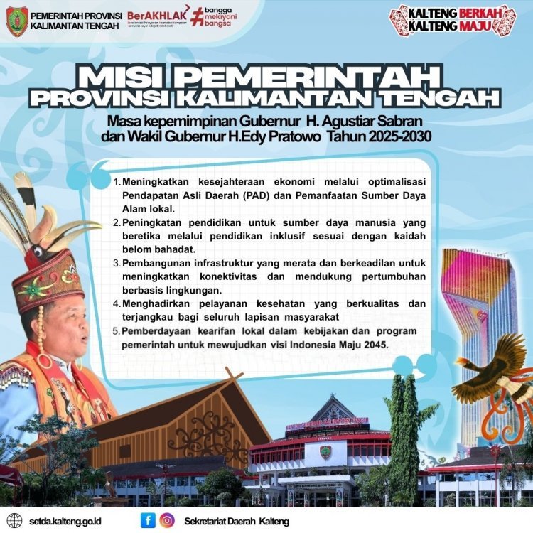 MISI PEMPROV KALIMANTAN TENGAH