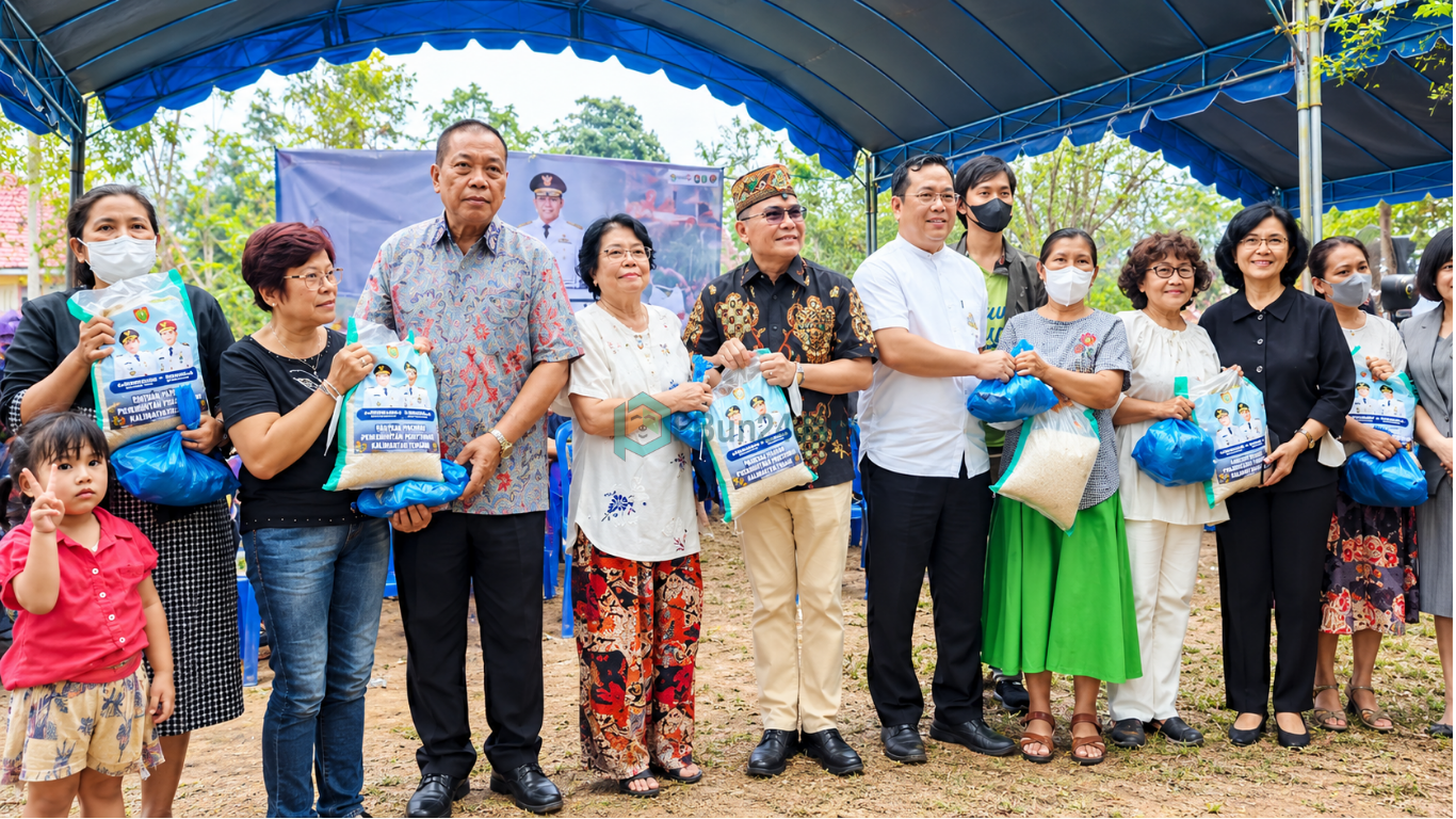 Gubernur Agustiar Sabran Salurkan 1.500 Paket Bantuan Pangan untuk Pendeta dan Pelayan Gereja